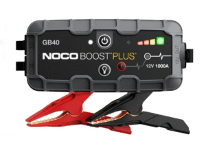 NOCO Boost Plus portable jump starter – essential accessories for emergencies