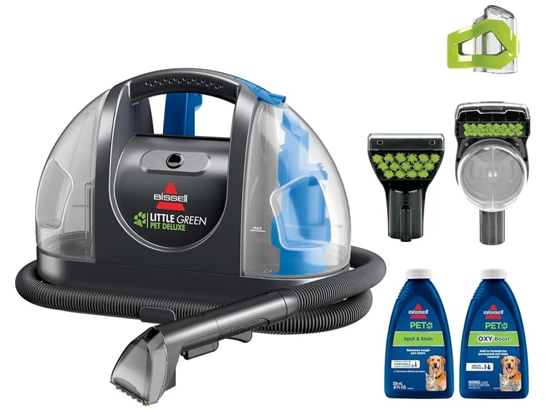 Bissell Little Green carpet cleaner – deep-cleaning tool among 2025’s 8 recommended car accessories