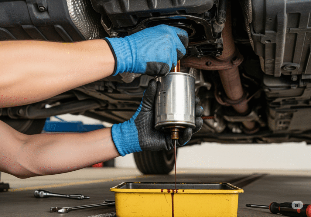 3: Remove the Old Oil Filter